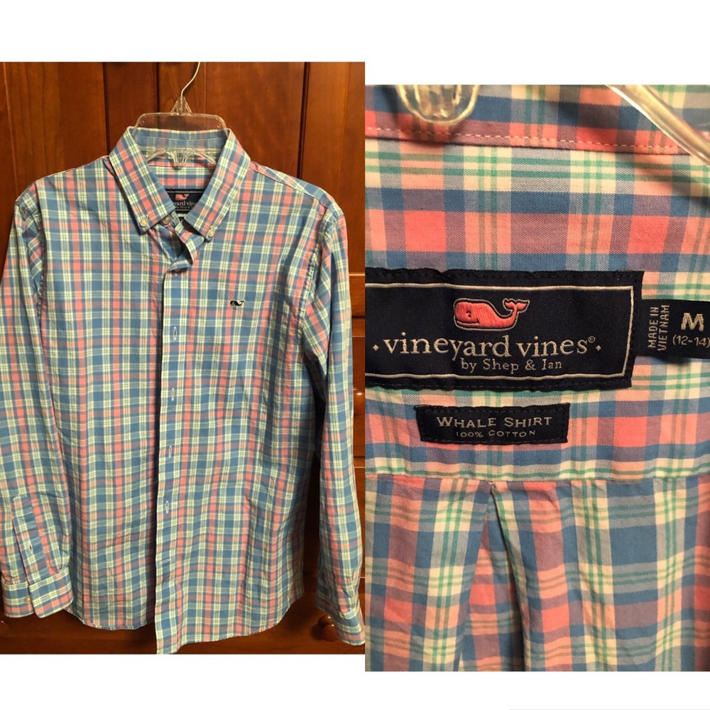 Vineyard vines whale shirt button down